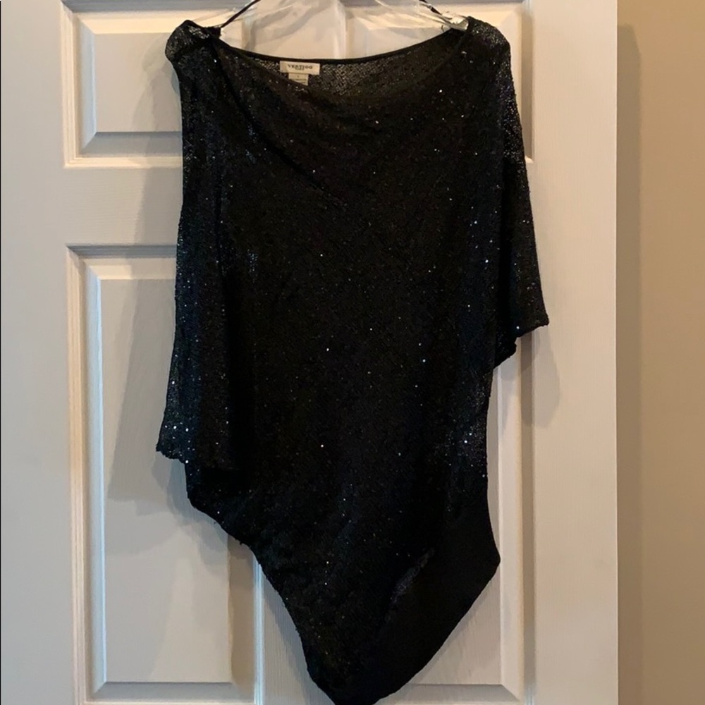 Black sheer top